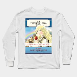 Tammy meets William Tell Book Cover Long Sleeve T-Shirt